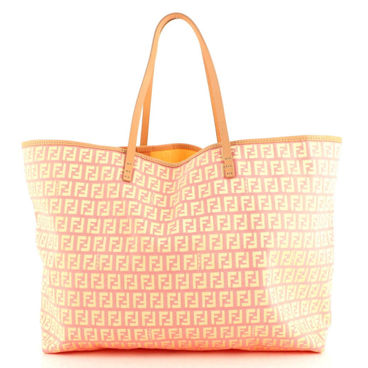 FENDI ZUCCHINO JACQUARD TOTE BAG