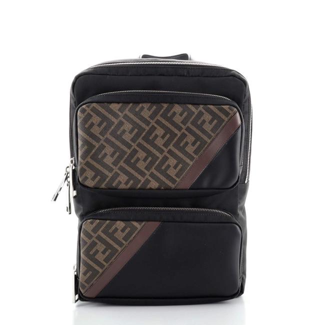 FENDI DOUBLE POCKET ZUCCA BACKPACK