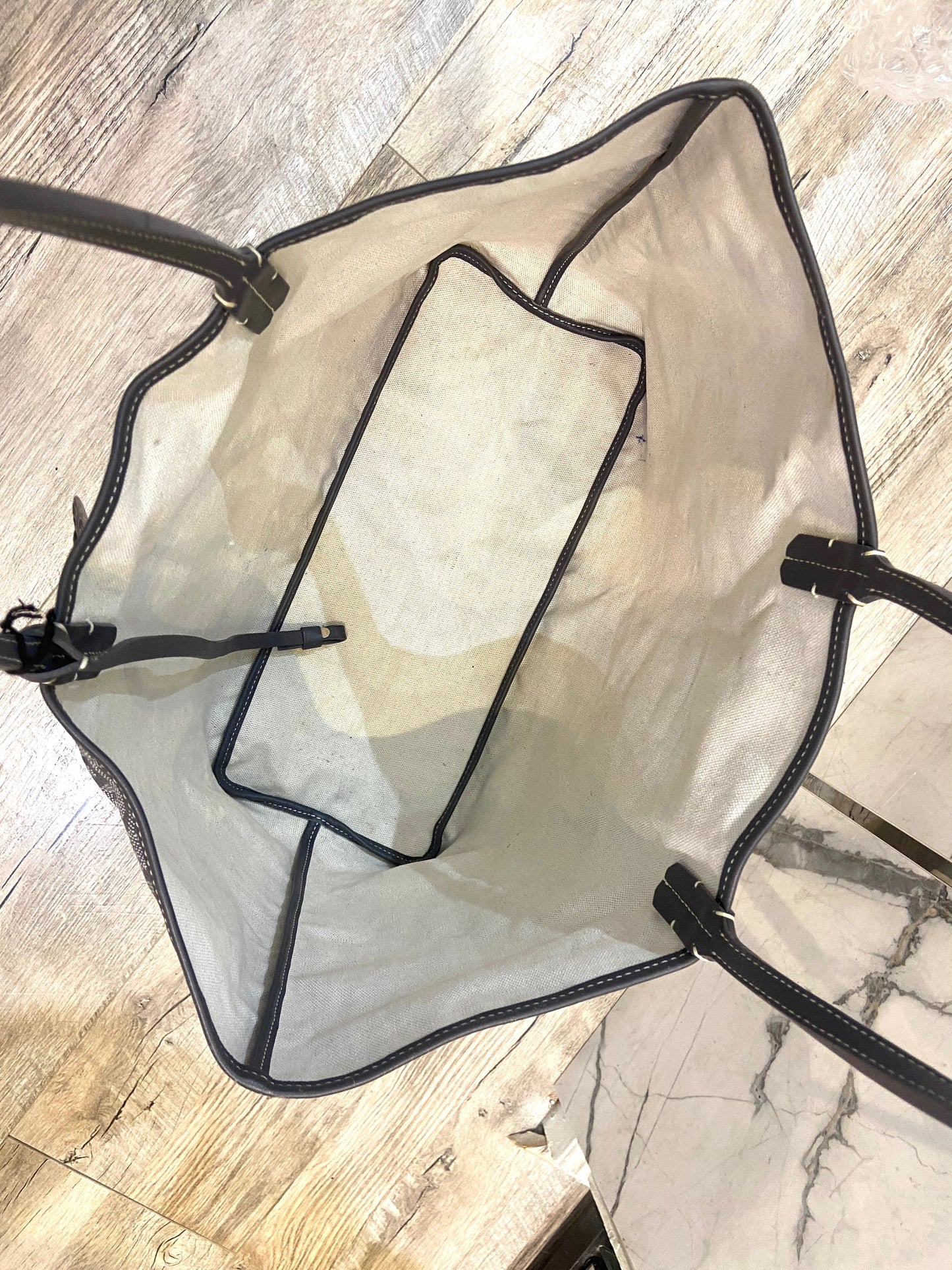 GOYARD GOYARDINE SAINT LOUIS PM TOTE BAG