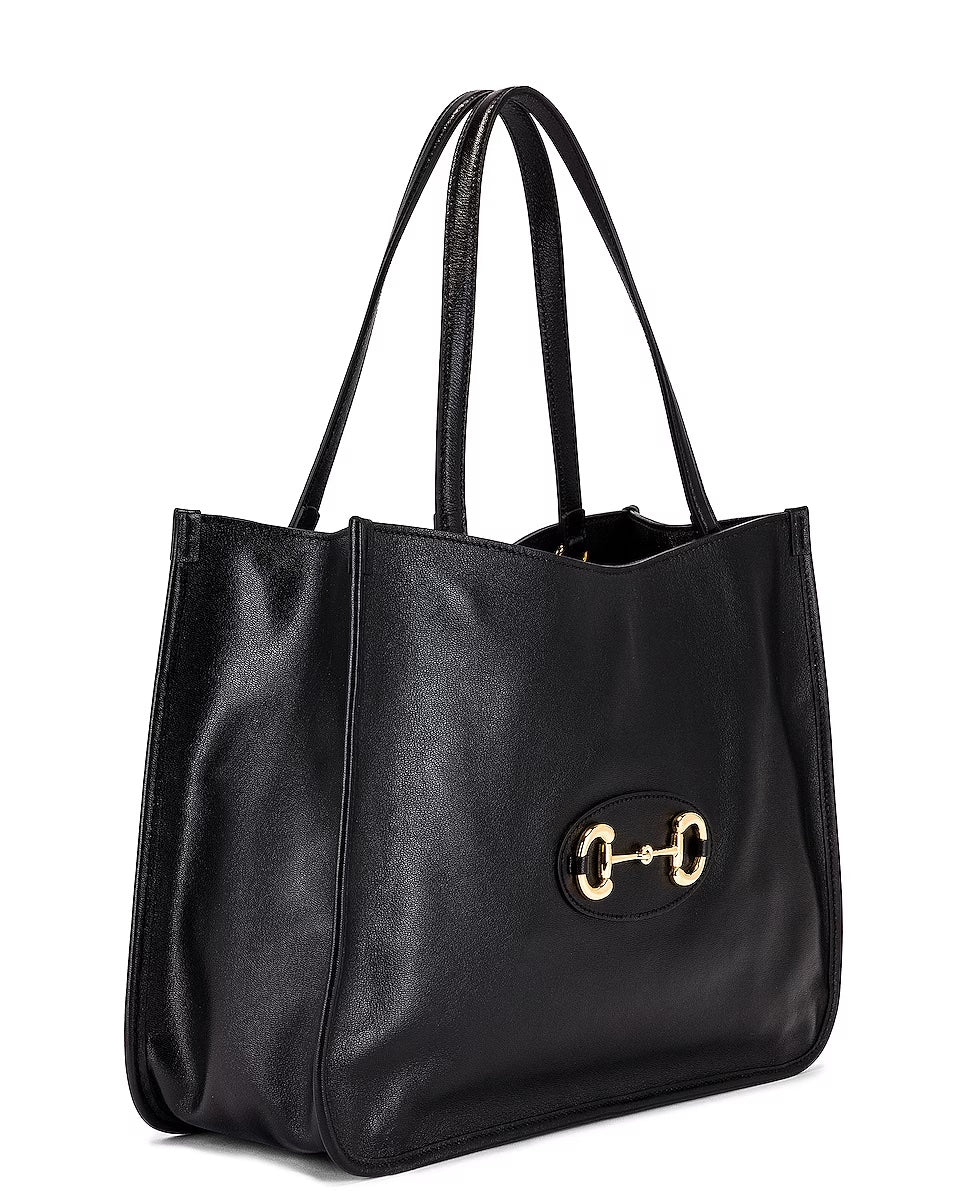 GUCCI 1955 MEDIUM HORSEBIT LEATHER TOTE BAG