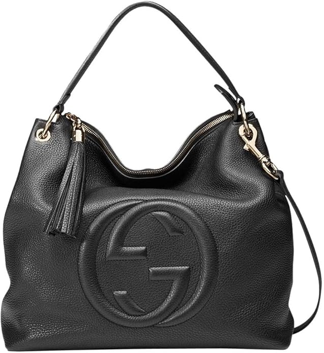 GUCCI CALFSKIN LEATHER LARGE SOHO HOBO BAG