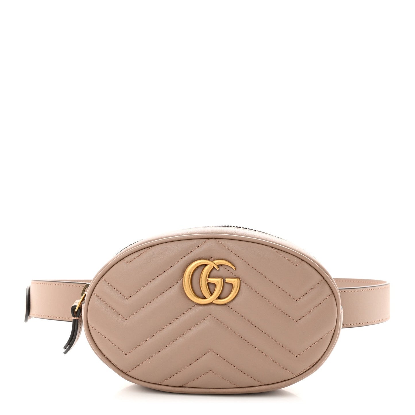 GUCCI CALFSKIN GG MARMONT MATELASSE BELT BAG