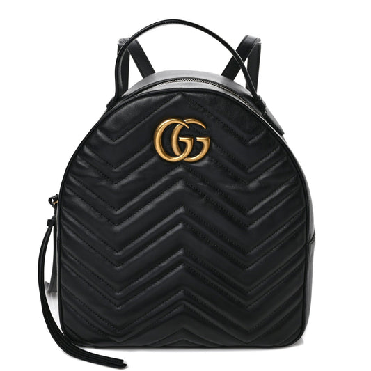 GUCCI MATELASSE CALFSKIN GG MARMONT DOME BACKPACK