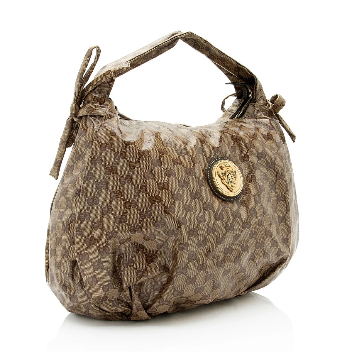 GUCCI CRYSTAL MONOGRAM HYSTERIA HOBO BAG