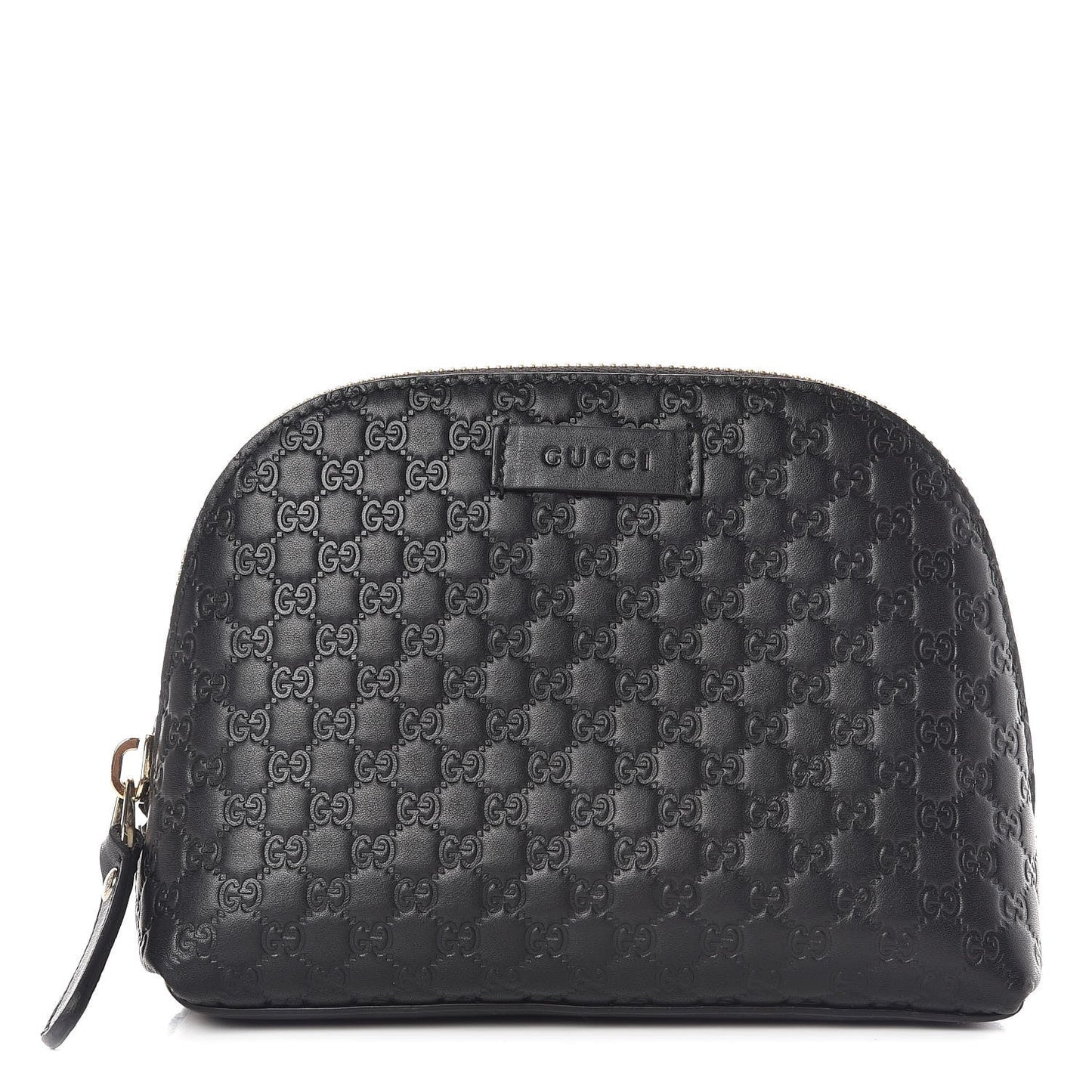 GUCCI GG MICROGUCCISSIMA LEATHER COSMETIC POUCH