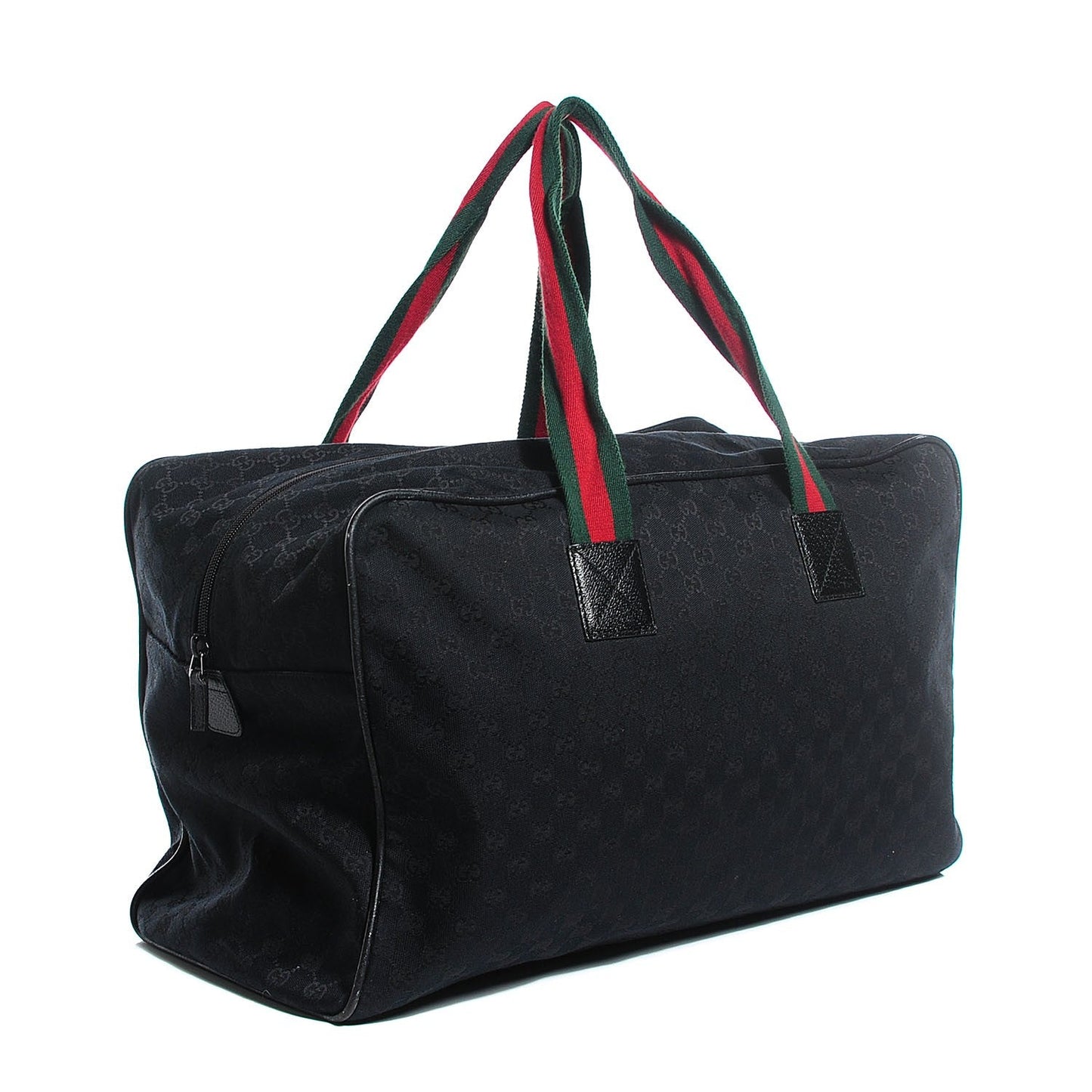 GUCCI GG MONOGRAM WEB COLLAPSIBLE CARRY-ON DUFFLE BAG