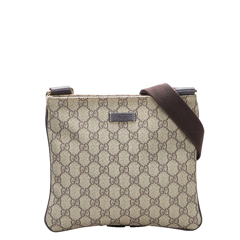 GUCCI GG SUPREME MONOGRAM MESSENGER BAG