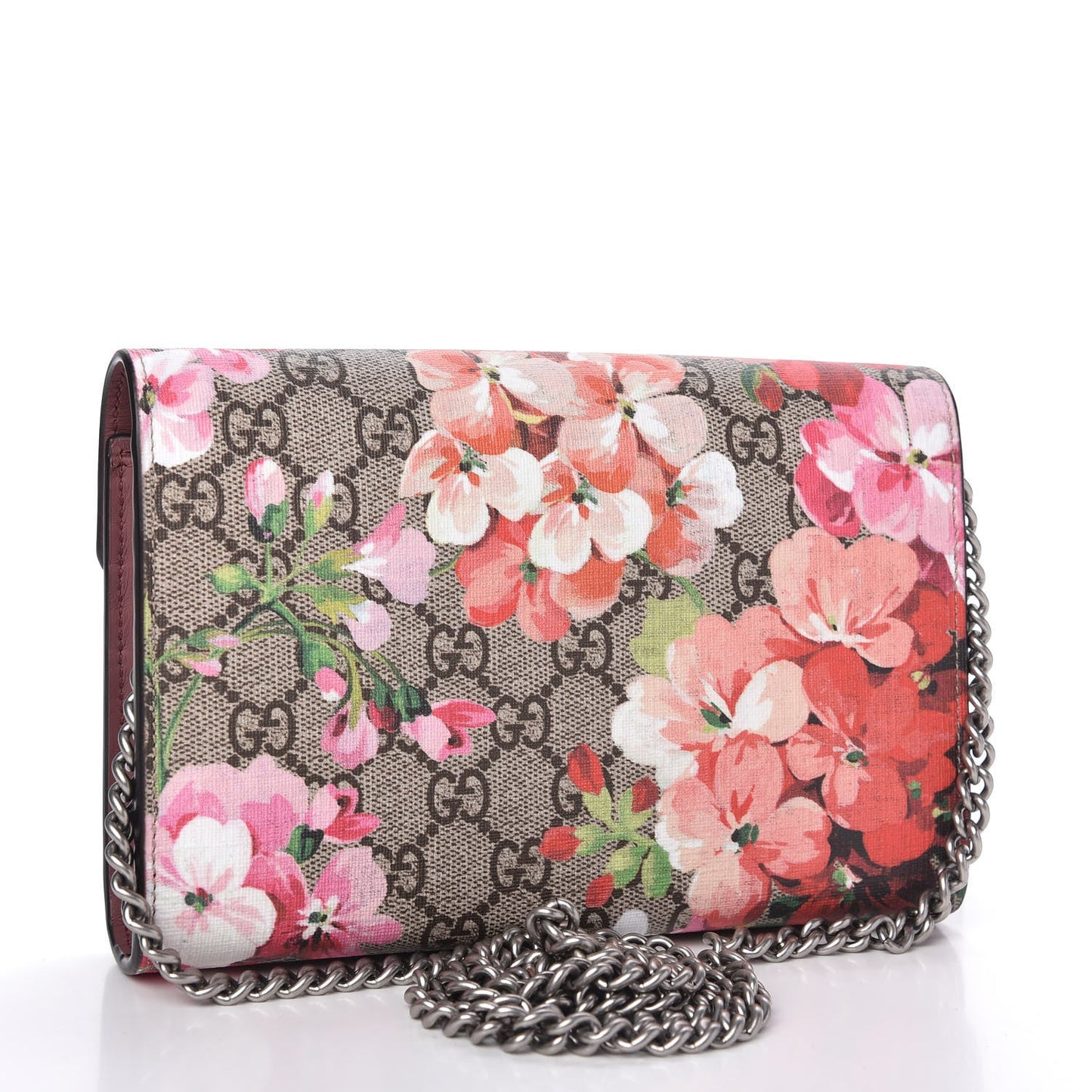 GUCCI GG SUPREME  DIONYSUS BLOOMS MINI CHAIN BAG