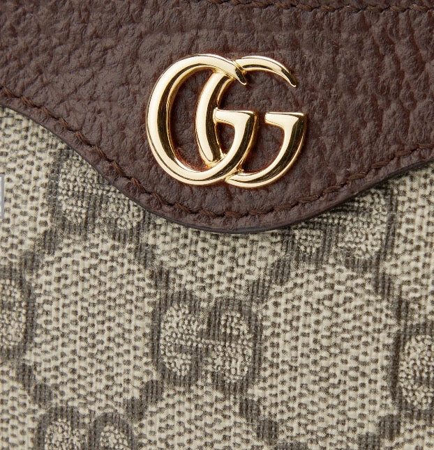 GUCCI GG SUPREME MONOGRAM MINI OPHIDIA CHAIN BAG