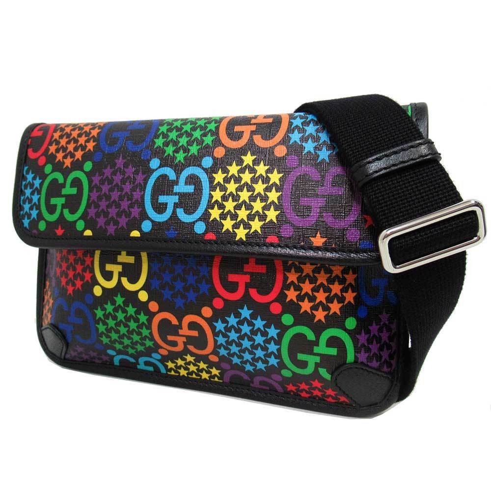 GUCCI GG SUPREME MONOGRAM PSYCHEDELIC BELT BAG