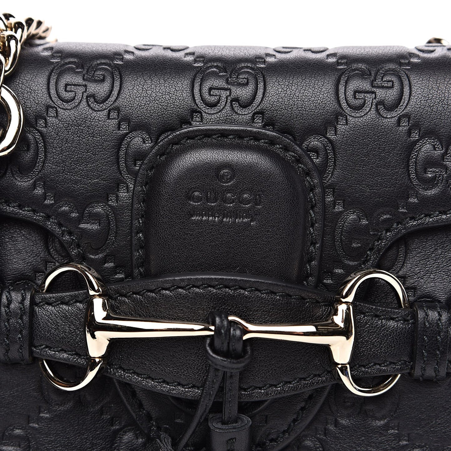 GUCCI GUCCISSIMA MINI EMILY CROSSBODY BAG