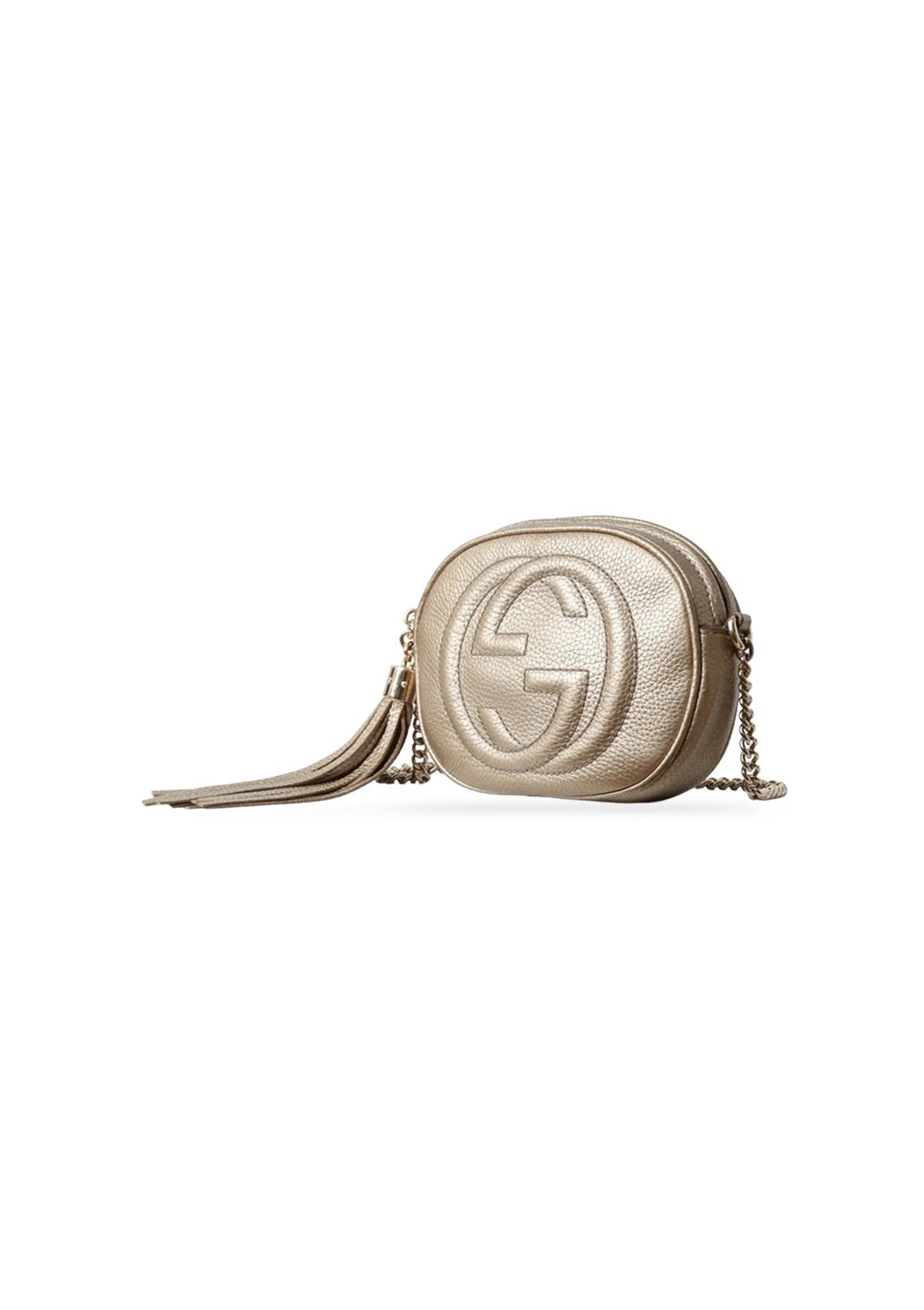 GUCCI SOHO DISCO CHAIN CROSSBODY BAG