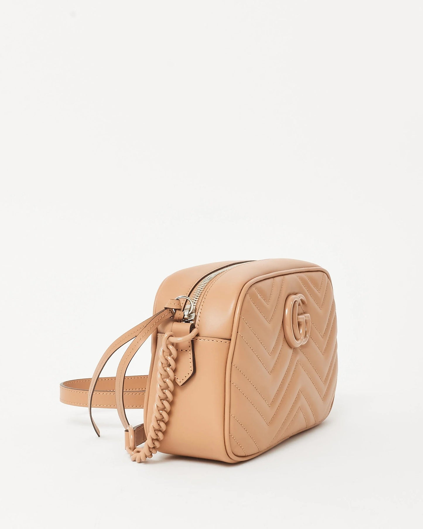 GUCCI GG MARMONT SMALL MONOCHROME CHAIN BAG