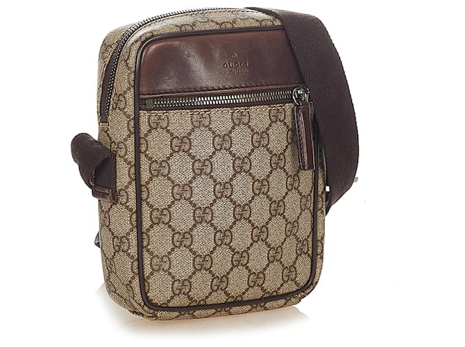 GUCCI GG SUPREME SMALL MESSENGER BAG