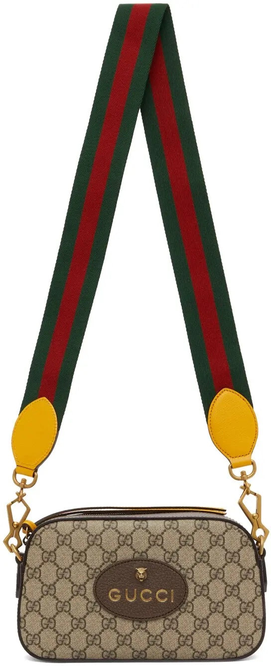 GUCCI NEO VINTAGE GG SUPREME CANVAS MESSENGER BAG