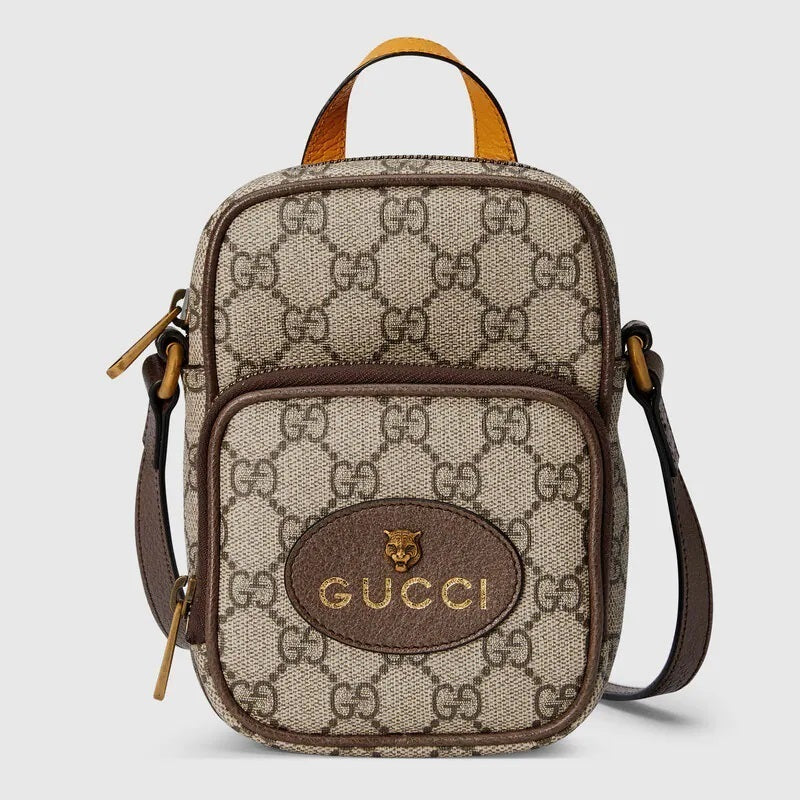 GUCCI NEO VINTAGE GG SUPREME MINI CROSSBODY BAG