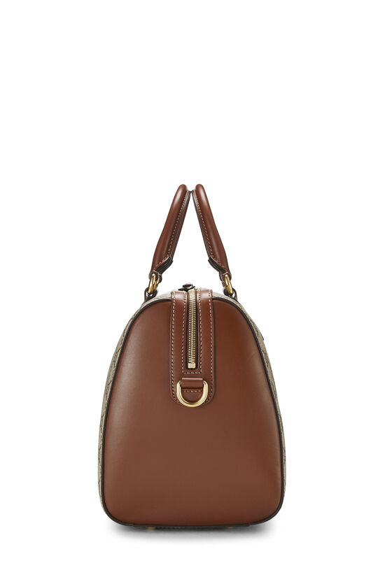 GUCCI GG SUPREME CANVAS BOSTON HANDBAG