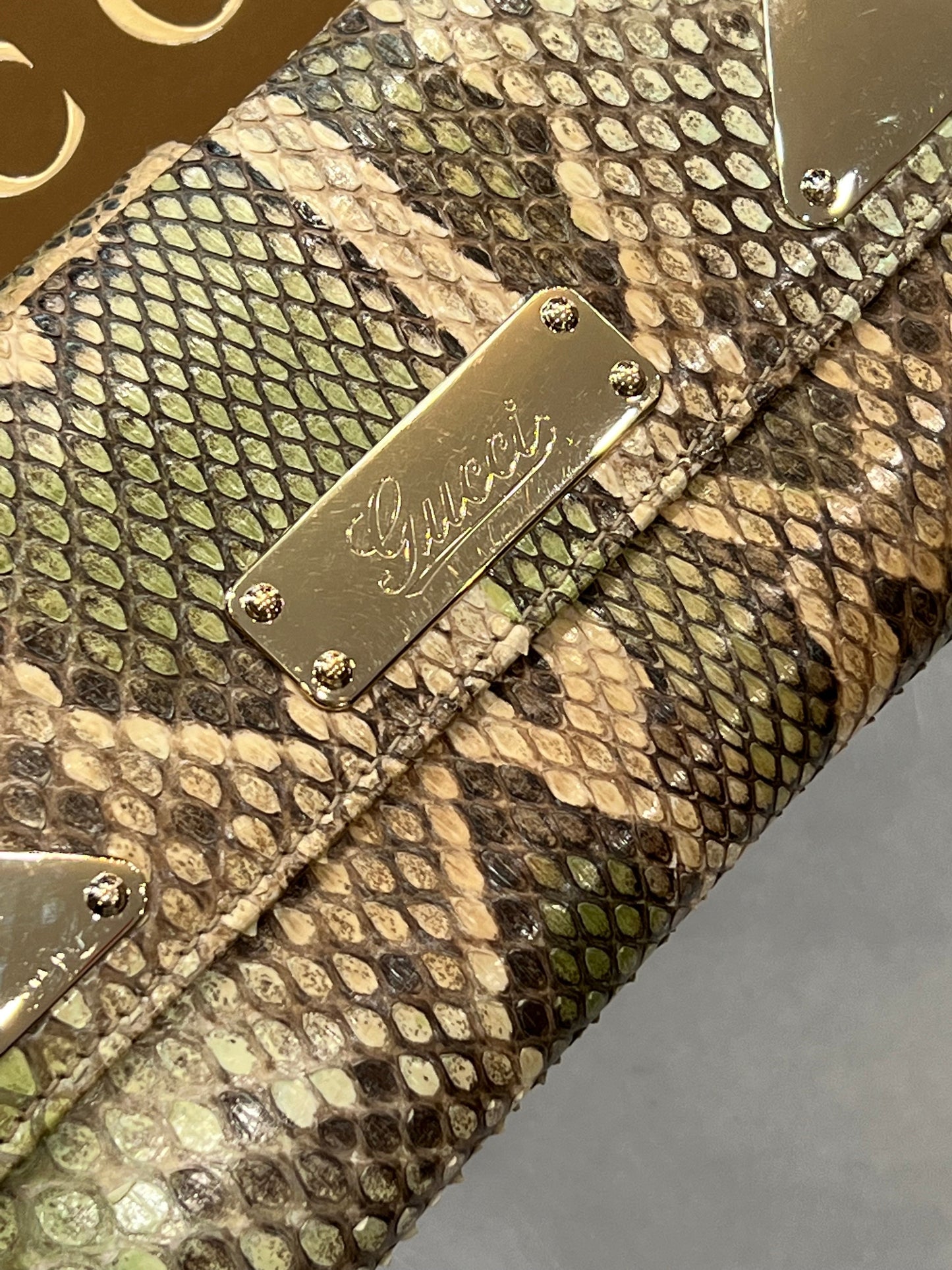 GUCCI PYTHON CONTINENTAL WALLET