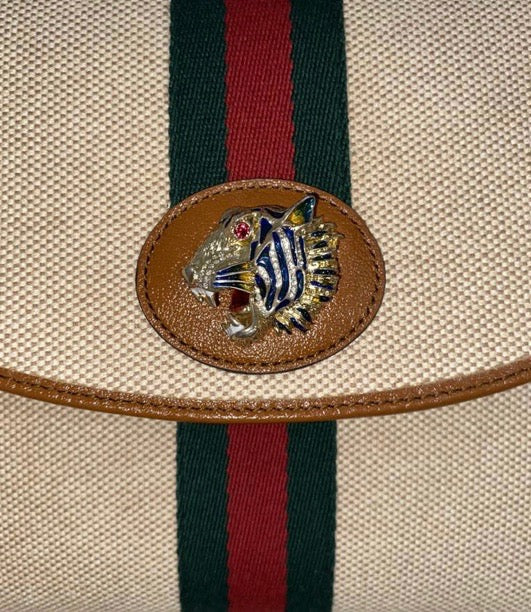 GUCCI ANIMALIER RAJHA CLUTCH BAG