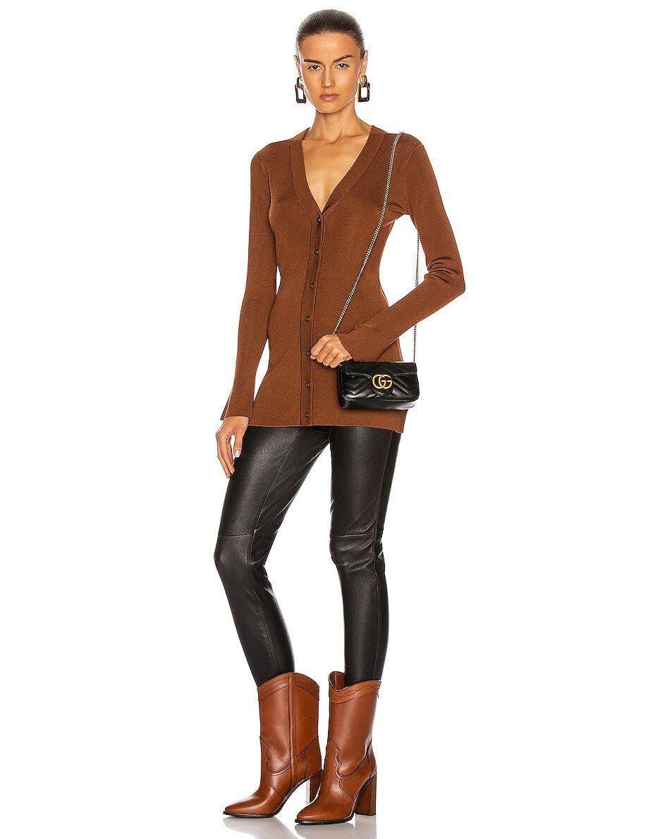 GUCCI GG MARMONT SUPER MINI LEATHER BAG