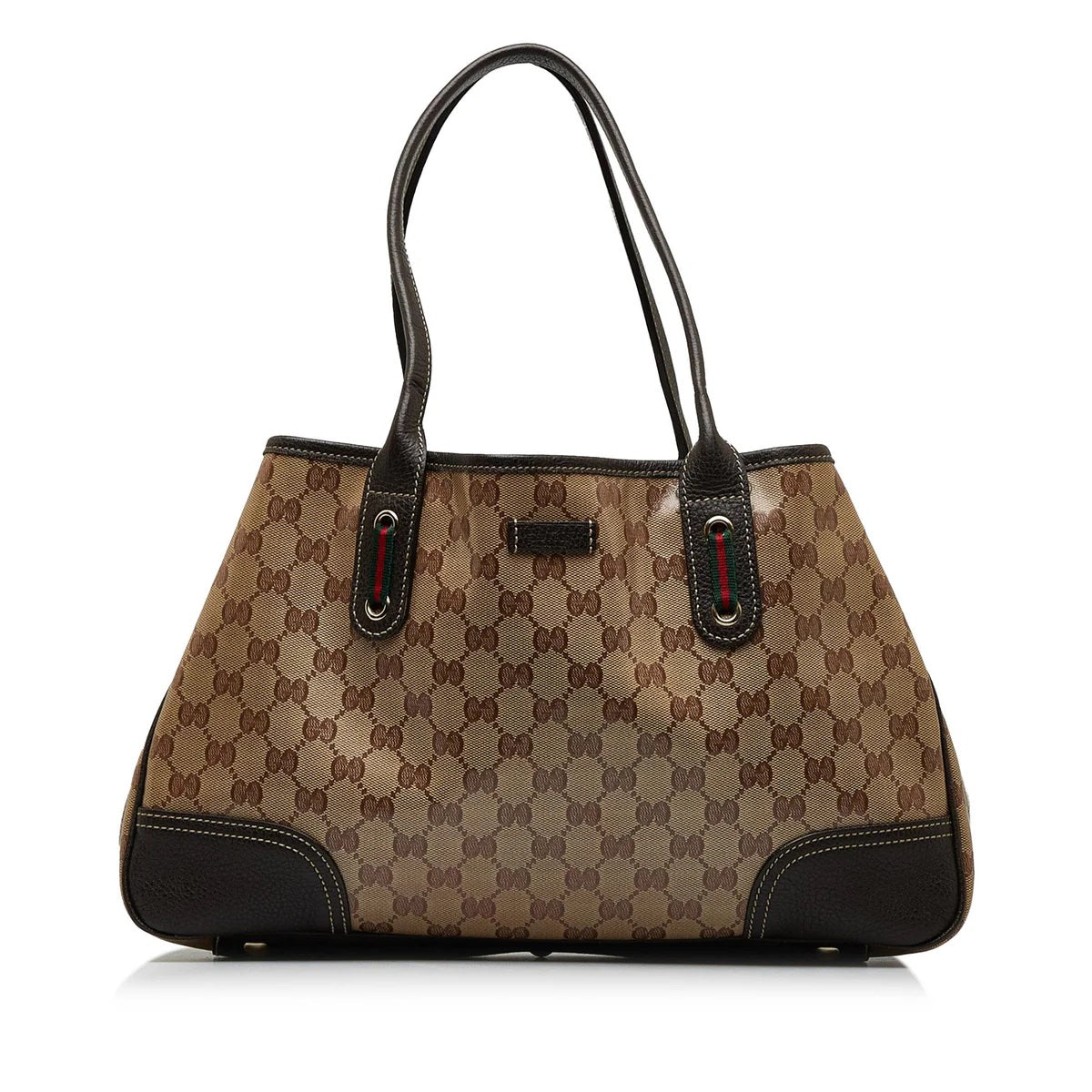 GUCCI GG WEB SHERRY LINE PRINCY RIBBON TOTE BAG