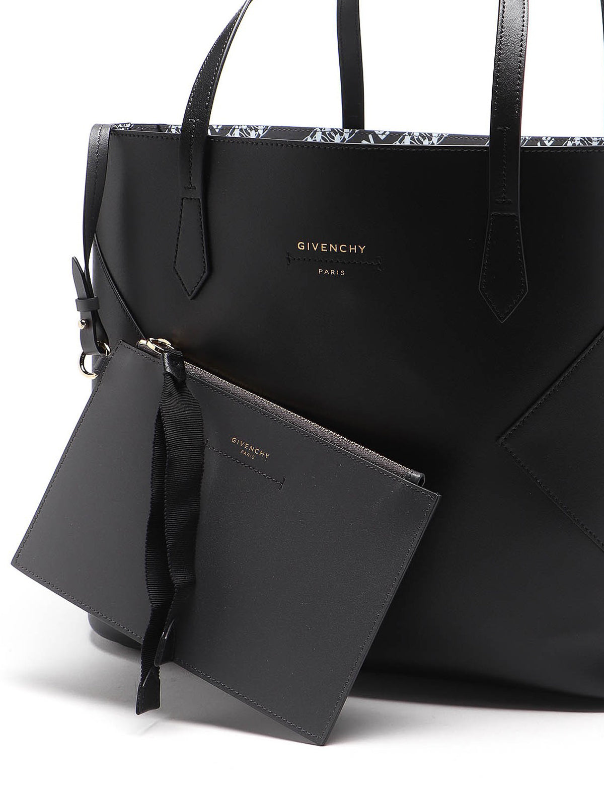 GIVENCHY Antigona Wing Shopper Black Leather Tote