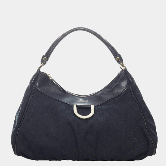 GUCCI GG MONOGRAM ABBEY D RING SHOULDER BAG