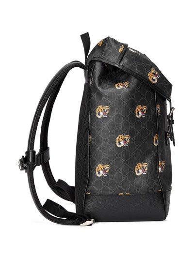 GUCCI GG TIGER PRINT MEDIUM BACKPACK