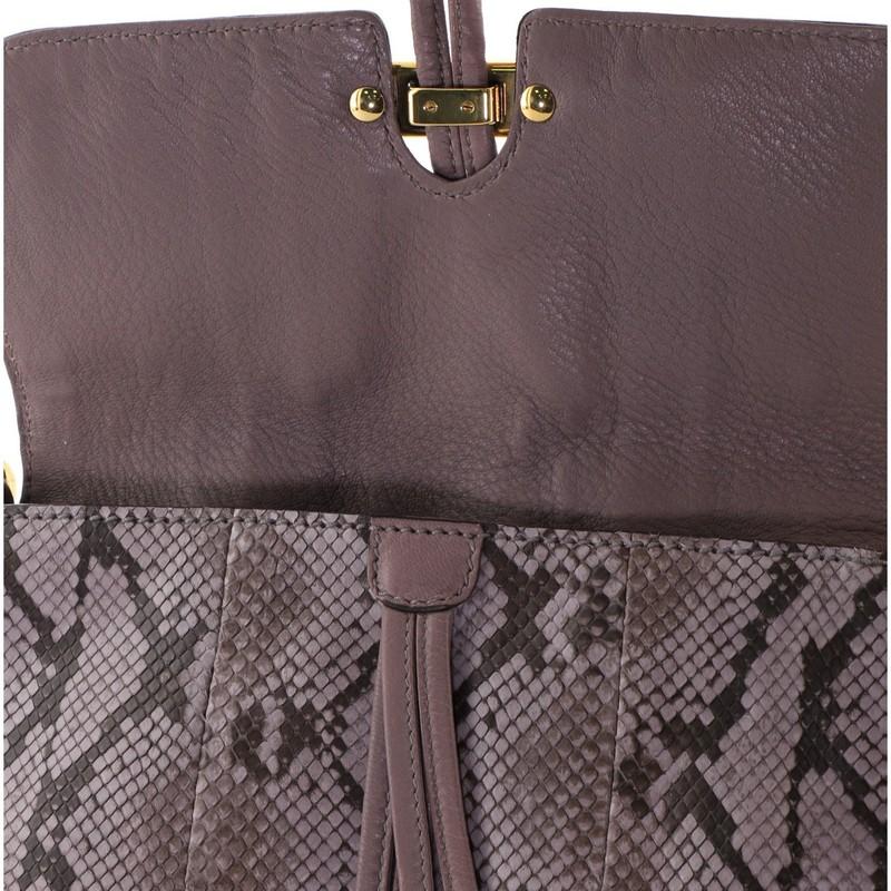 GUCCI CROISETTE PYTHON BAG