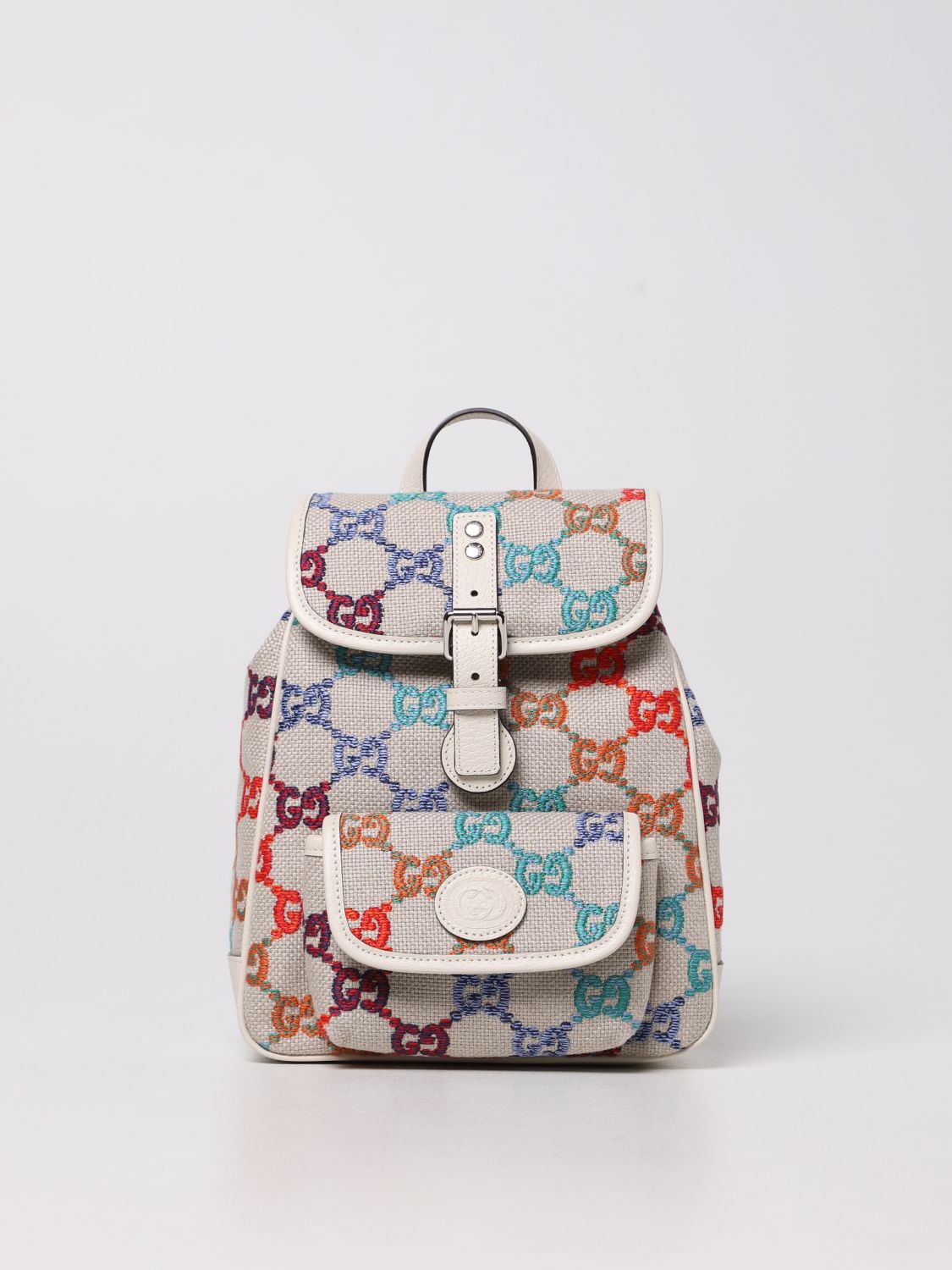 GUCCI GG EMBROIDERY BACKPACK