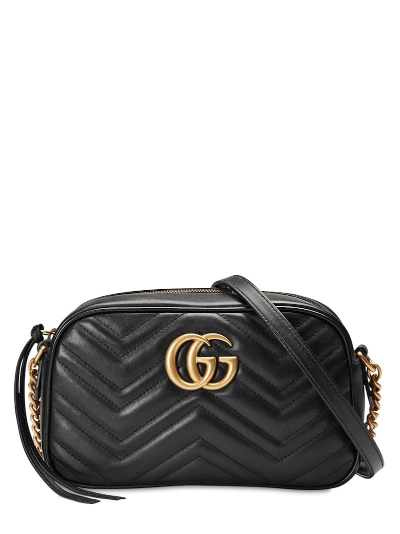 GUCCI GG MARMONT SMALL MATELASSÉ CAMERA BAG