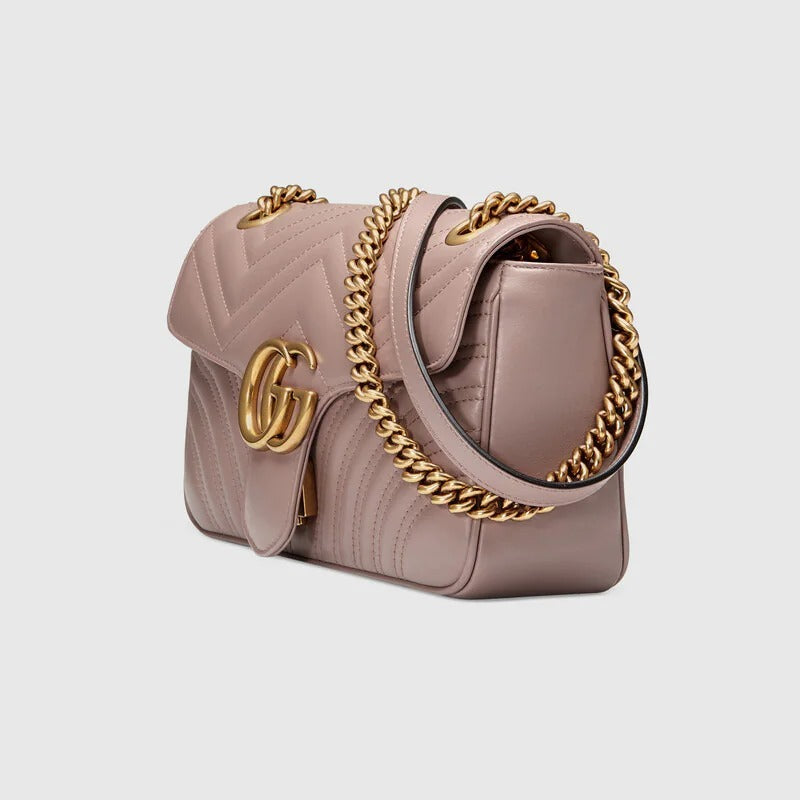 GUCCI GG SMALL MARMONT MATELASSÉ SHOULDER BAG