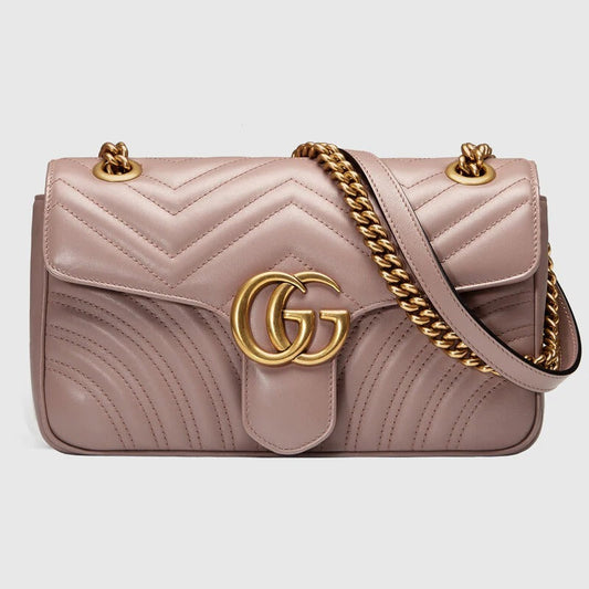 GUCCI GG SMALL MARMONT MATELASSÉ SHOULDER BAG