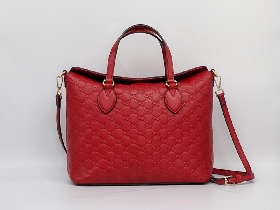 GUCCI GUCCISSIMA LINEA A FOLDOVER TOTE BAG