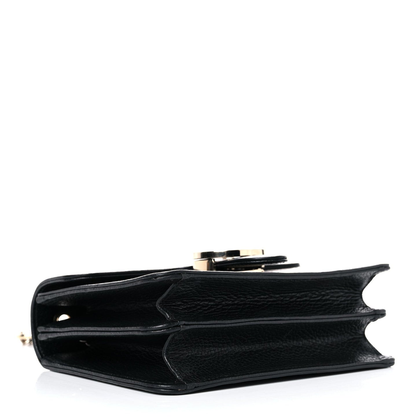 Gucci Black Interlocking GG Leather Crossbody Bag