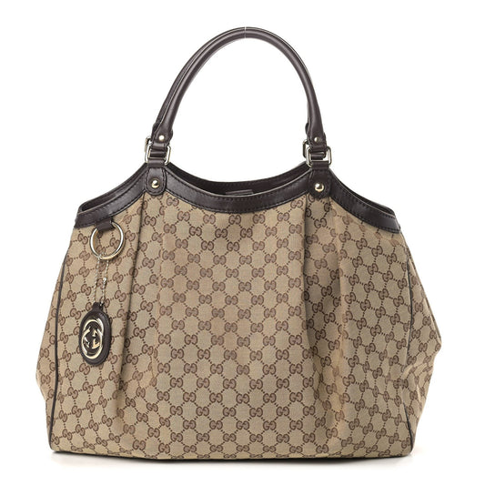 GUCCI MONOGRAM SUKEY TOTE BAG