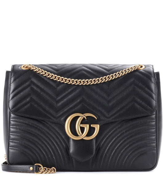 GUCCI GG Large Marmont Matelasse Shoulder Bag