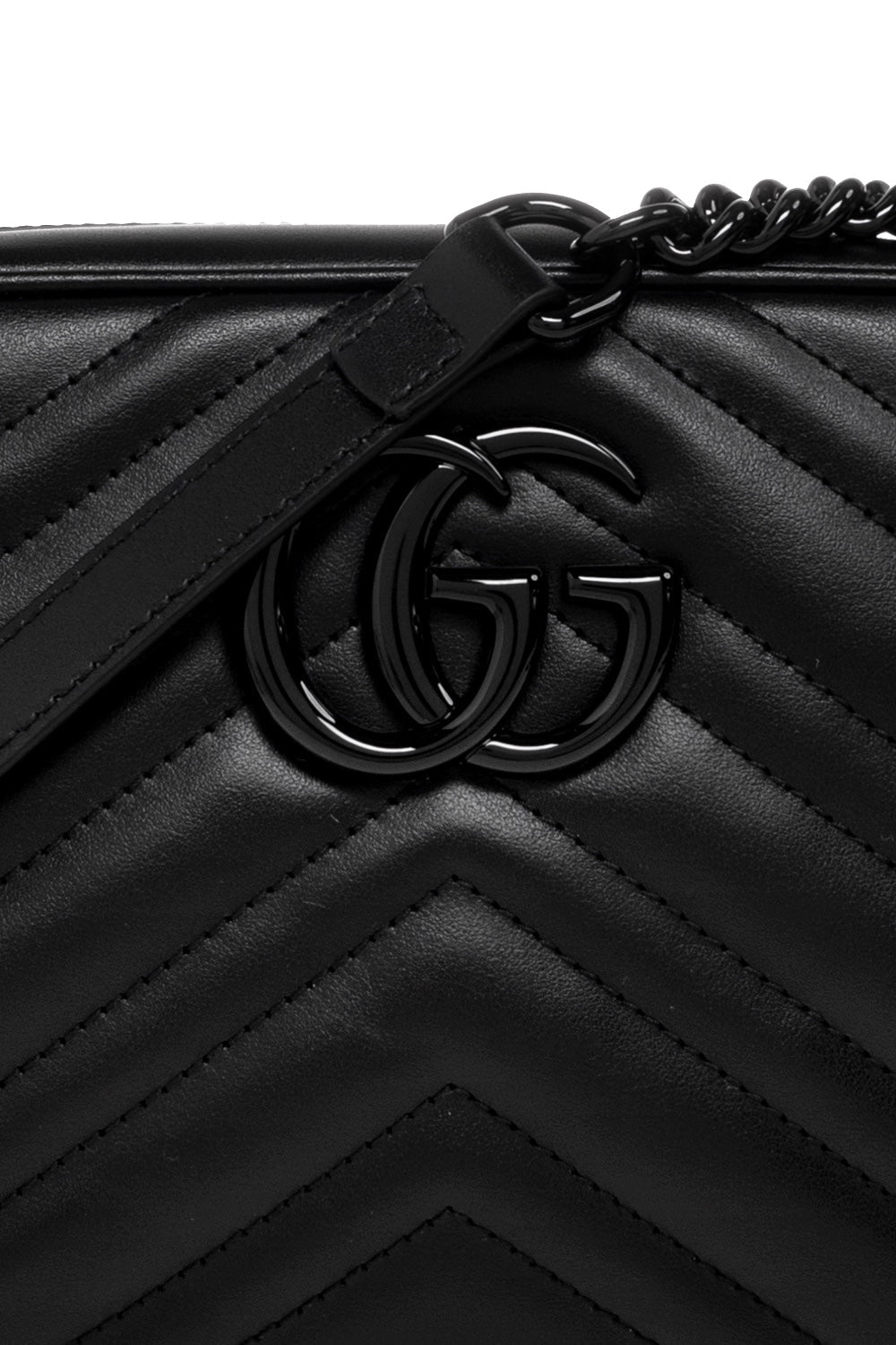 GUCCI GG MARMONT CALFSKIN LEATHER SHOULDER BAG