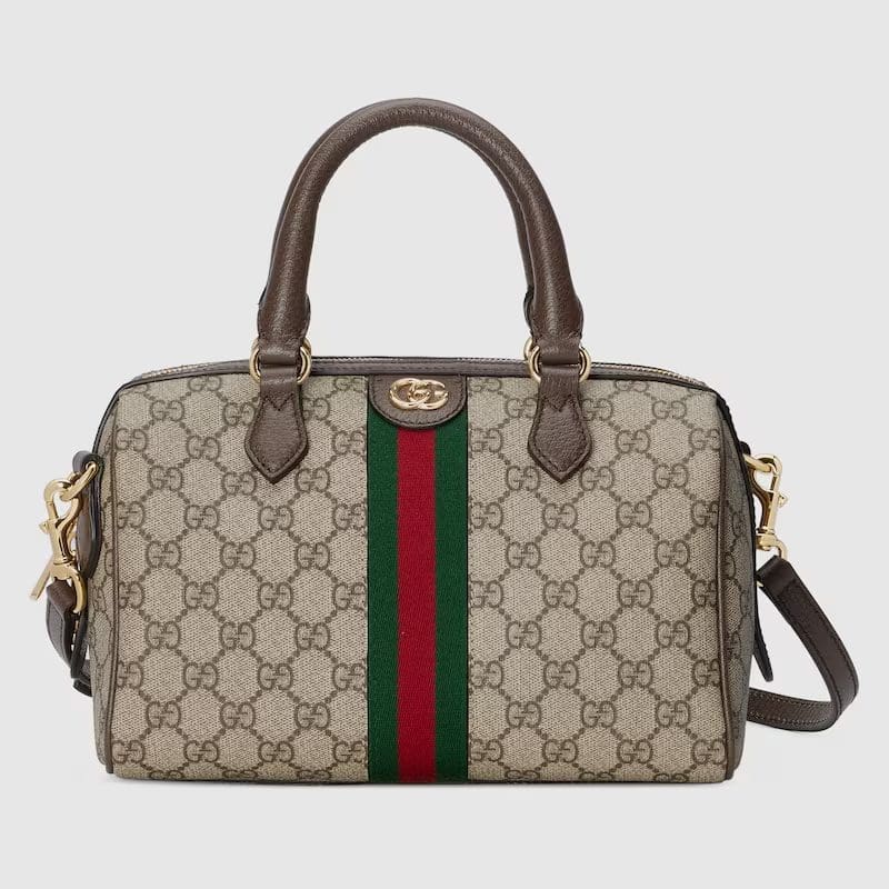 GUCCI OPHIDIA GG SMALL TOP HANDLE BAG