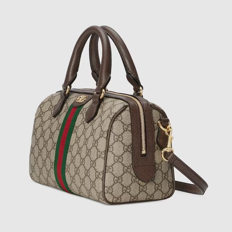 GUCCI OPHIDIA GG SMALL TOP HANDLE BAG