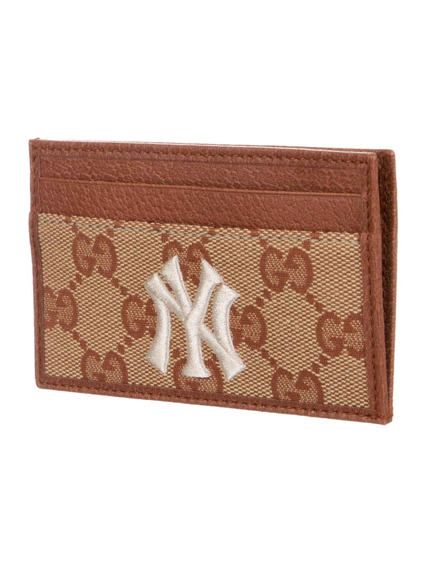 Gucci Yankees GG Canvas Card Case