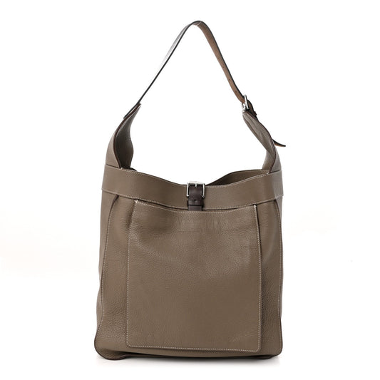 HERMÈS TAURILLON CLEMENCE LEATHER MARWARI GM TOTE BAG