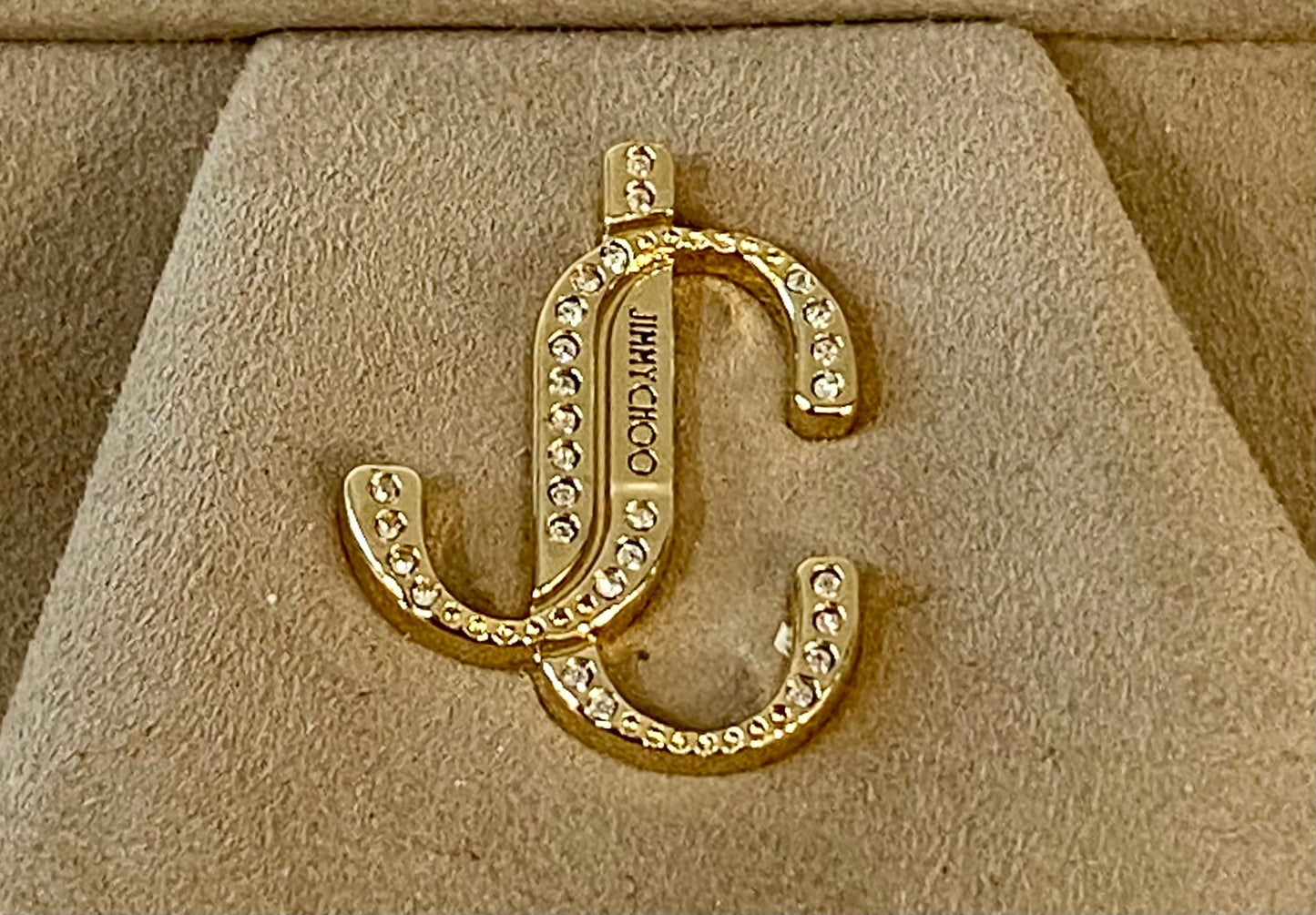 JIMMY CHOO SUEDE CLUTCH BAG