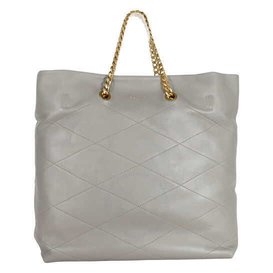 LANVIN SUGAR CARRY ME LAMBSKIN LEATHER MEDIUM SHOPPER TOTE BAG