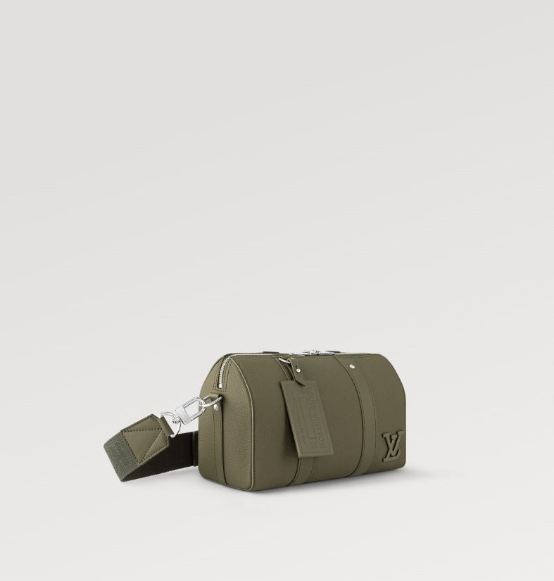 LOUIS VUITTON AEROGRAM CITY KEEPALL SHOULDER BAG-HS