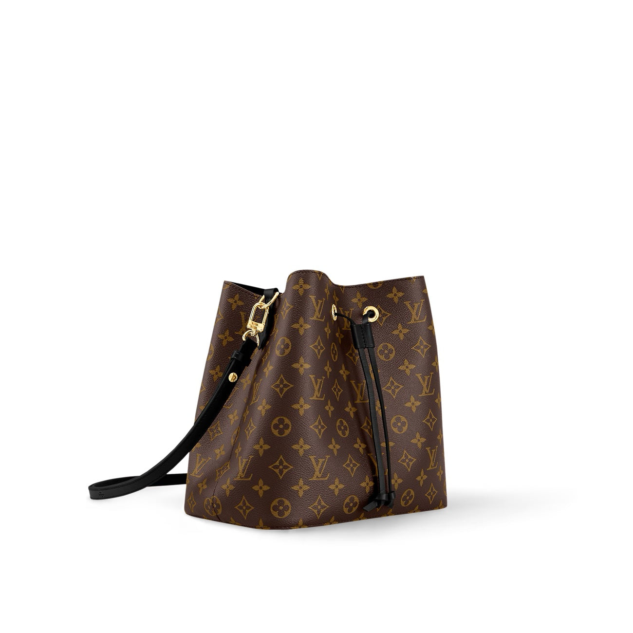 LOUIS VUITTON MONOGRAM NOÉNOE MM SHOULDER BAG BLACK