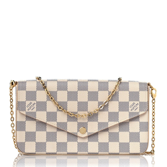 LOUIS VUITTON DAMIER AZUR FÉLICIE POCHETTE