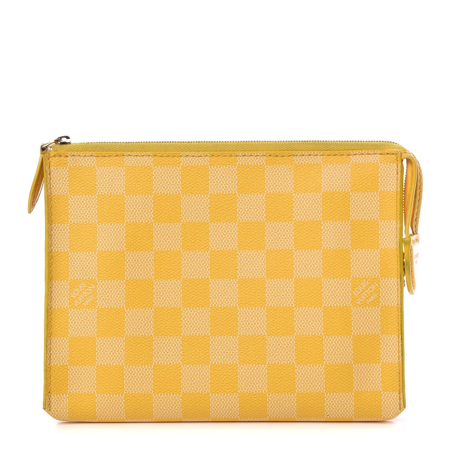 LOUIS VUITTON DAMIER COULERURS ELEMENT CLUTCH IN MIMOSA