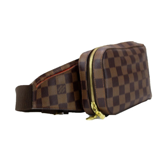 LOUIS VUITTON DAMIER EBENE GERONIMOS BELT BAG