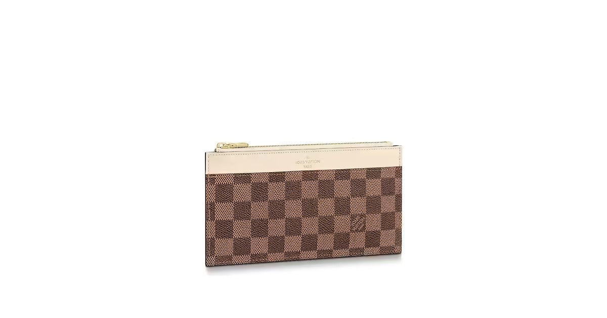 LOUIS VUITTON DAMIER EBENE SLIM PURSE